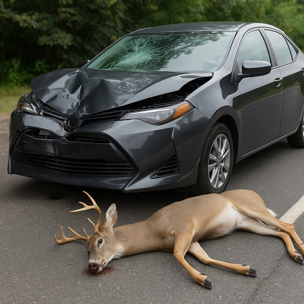 Deer hit